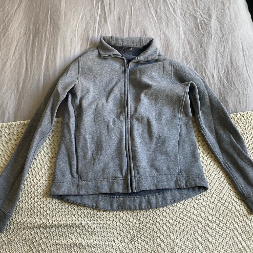 lululemon athletica Gray Zip-Up Hoodie